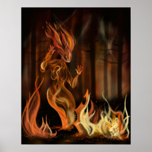 Poster Esprit du feu