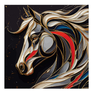 Poster Esprit Stallion coloré