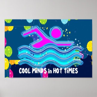 Poster ESPRITS cool en TEMPS CHAUDS