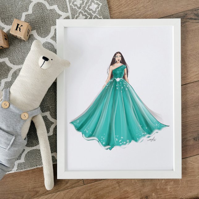 Poster esquisse de mode, art, (Créateur téléchargé)