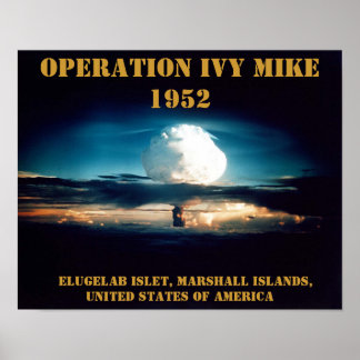Poster Essais d'armes aux États-Unis d'Amérique en 1952
