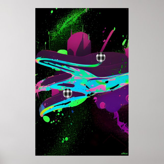 Poster Esseloria - Ken Gage Abstrait (Devant)