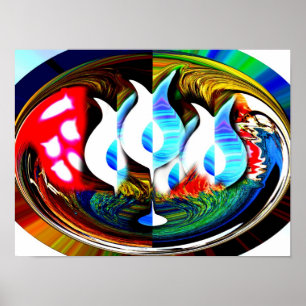 Poster Essence de l'art printanier