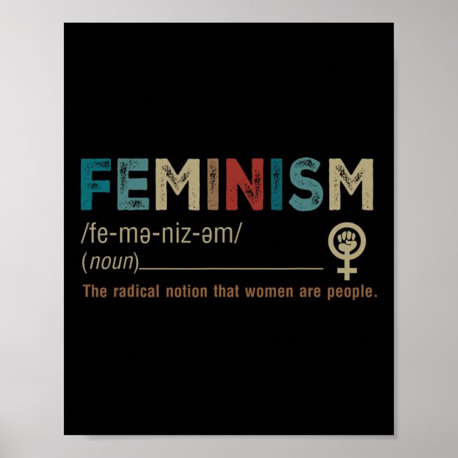 Poster Est-Ce La Notion Radicale Que Les Femmes Sont Des  (Devant)