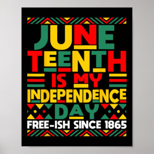 Poster Est-ce que ma fête de l'Indépendance Liberté Femme