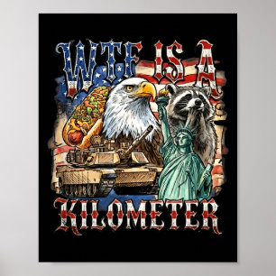 Poster Est-ce qu'un kilomètre est drôle père fondateur du