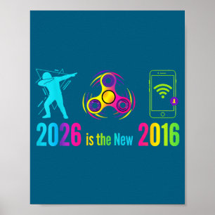 Poster Est Décennie Vignes Nostalgie Rétro 2016
