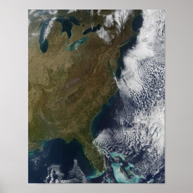 Poster Est des États-Unis (Devant)