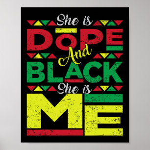 Poster Est Drogue Et Noire Elle Est Moi Histoire Noire Me
