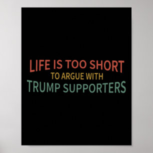 Poster Est Trop Court Pour Parler Avec Les Partisans De T