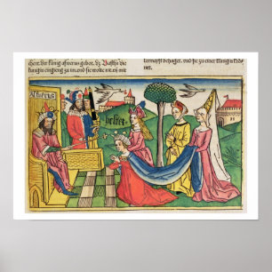 Poster Esther 2 15-18, Esther est choisie pour être reine