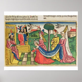 Poster Esther 2 15-18, Esther est choisie pour être reine