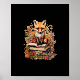 Poster esthétique cottagecore amoureux de livres goblinco
