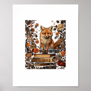 Poster esthétique Cottagecore avec livre Mignon Goblincor