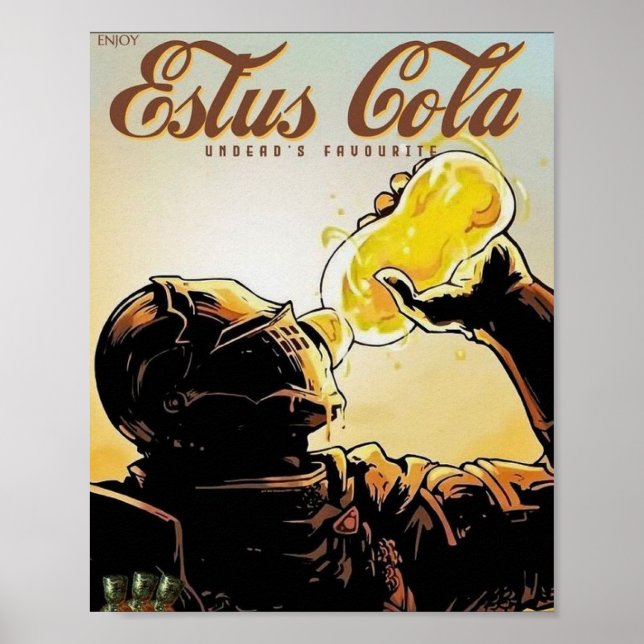 Poster Estus Cola (Âmes noires) (Devant)