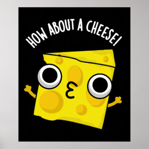 Poster Et à Propos D'un Bisou Fromage Drôle De Jeux De Mo