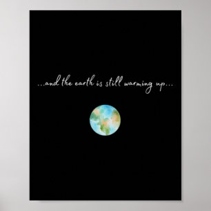 Poster Et ça se réchauffe Réchauffement climatique Enviro