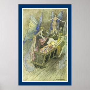 Poster Et, Chantant Doucement Autour De Ton Lit