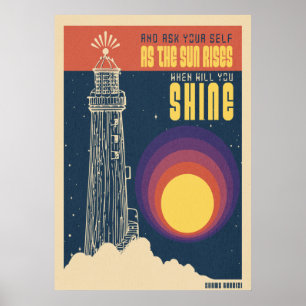 Poster et demandez-vous au lever du soleil