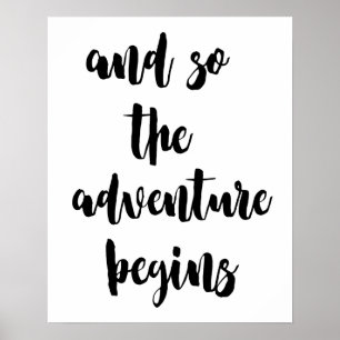 Poster Et Donc L'Aventure Commence L'Affiche