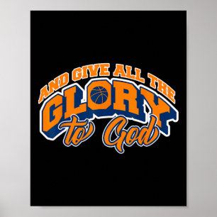 Poster Et donner toute la gloire à Dieu Sketll Fan Player