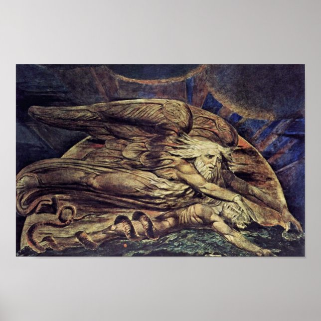 Poster Et Elohim A Créé Adam Par William Blake (Devant)