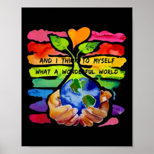 Poster Et Je Me Pense Que C'Est Une Merveilleuse Terre Mo