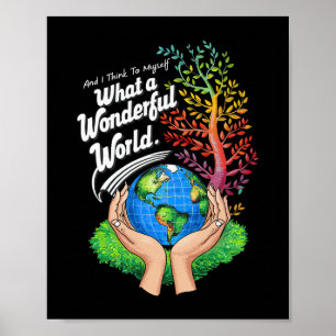 Poster Et Je Me Pense Que C'Est Une Merveilleuse Terre Mo