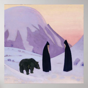 Poster "Et nous n'avons pas peur" par Nicholas Roerich