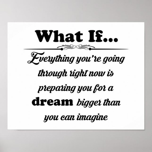 Poster Et si (Devant)