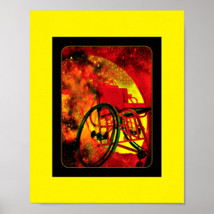 Poster "Et si le Jeu de Dieu était un fauteuil roulant"