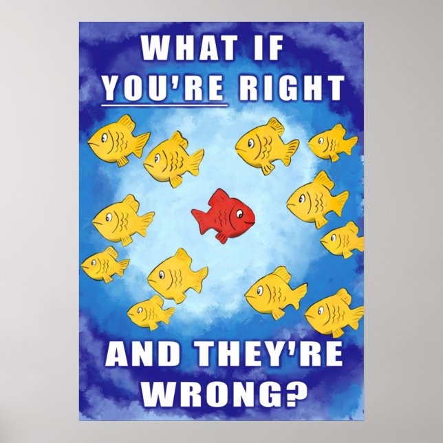 Poster Et si vous avez raison et qu'ils ont tort (Devant)