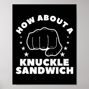 Poster Et Une Boîte De Boxe À Sandwich Knuckle 2