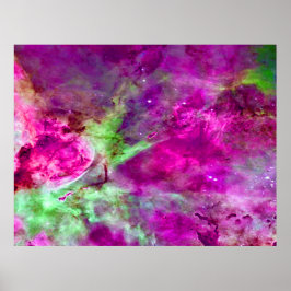 Poster Eta Carinae Nebula Enhanced Purple Value