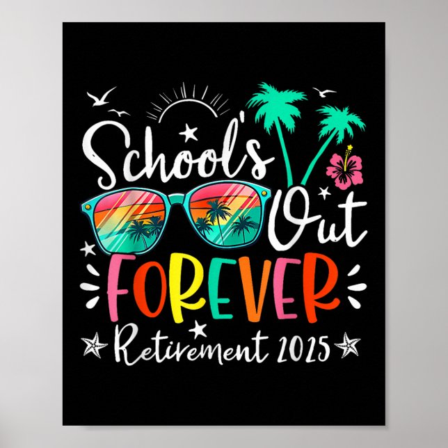 Poster Établissements scolaires à la retraite pour toujou (Devant)