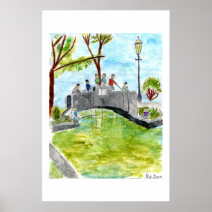 Poster Étang de botanique