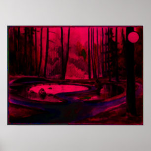 Poster Étang de Delirium