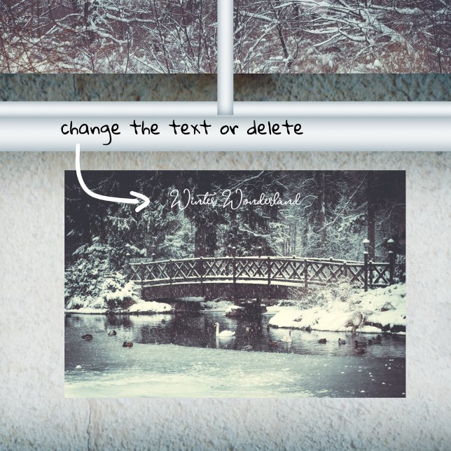 Poster étang d'hiver (Créateur téléchargé)