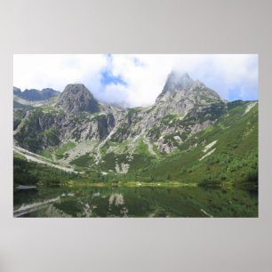 Poster Étang Kiezmarski Vert, Tatras
