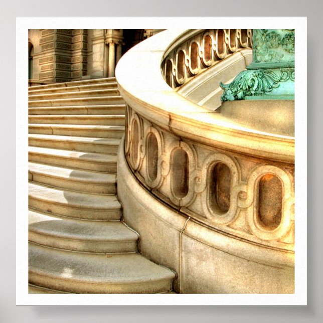 Poster Étapes de la bibliothèque (Devant)