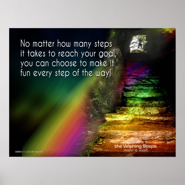 Poster Étapes de souhaits Imprimer (Devant)