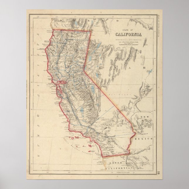 Poster État de Californie (Devant)