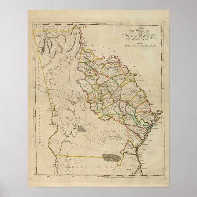 Poster État de Géorgie (Devant)