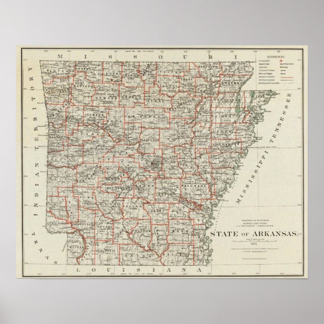 Poster État de l'Arkansas (Devant)