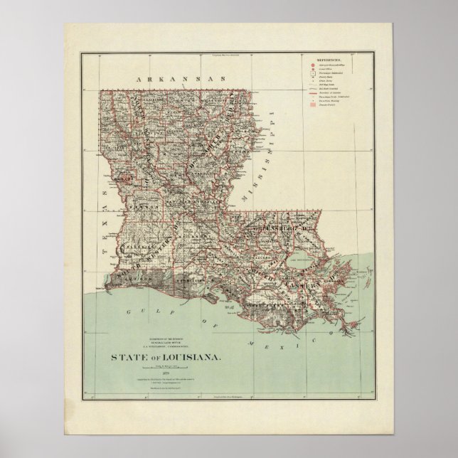 Poster État de Louisiane (Devant)