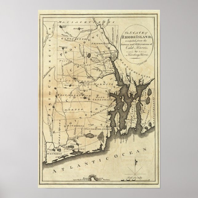 Poster État de Rhode Island (Devant)