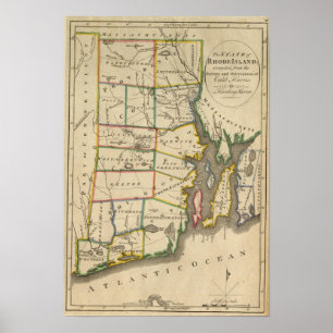 Poster État d'île de Rhode 3