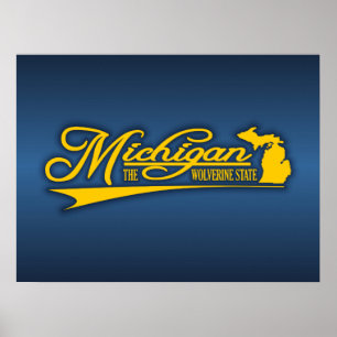 Poster État du Michigan