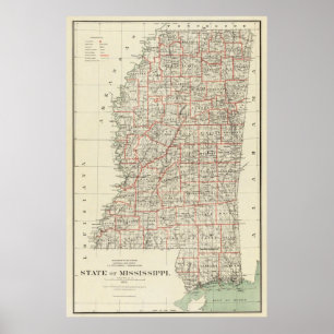 Poster État du Mississippi