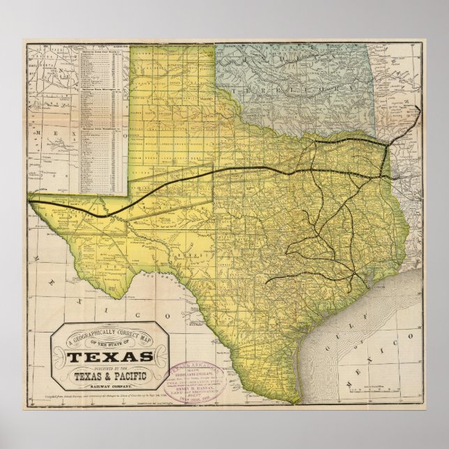 Poster État du Texas 2 (Devant)